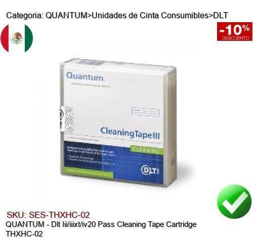 Imagen 1 de 1 de Dlt Iii/iiixt/iv20 Pass Cleaning Cinta Respaldo Thxhc-02