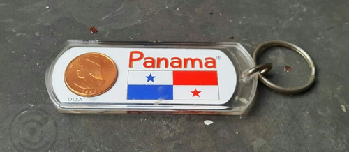 Llavero De Panama Con Centavo