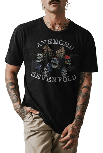 Polo Personalizado Banda Avenged Sevenfold 004