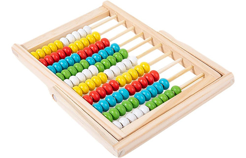 4 Pcs Baby Math Abacus Toy,classic Montessori Counting Toy