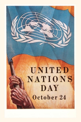 Libro Vintage Journal Poster For United Nations Day - Fou...