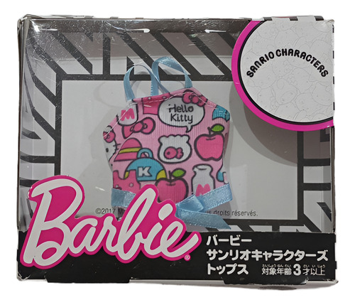 Barbie Sanrio Characters Remera Para Muñecas Hello Kitty