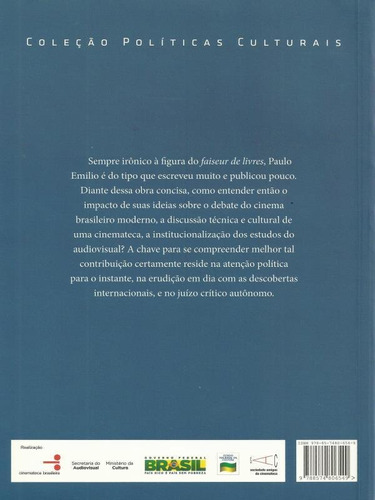 Trajetória De Paulo Emilio, De Mendes, Adilson. Editora Ateliê Editorial, Capa Mole, Edição 1ª Edição - 2013 Em Português