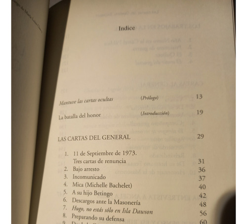 Libro Historia De Chile Las Cartas Del General Bachelet 1°ed (Usado)