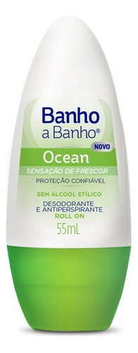 Desodorante Banho A Banho Rollon Ocean 55ml