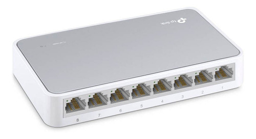 Switch Conmutador Tp Link Ethernet, 8 Puertos Gigabits 10/10