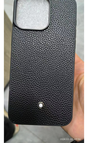 Funda De Piel Montblanc Para iPhone 15 Plus