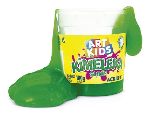 Kimeleka Slime 180g Art Kids Acrilex 12 Unidades