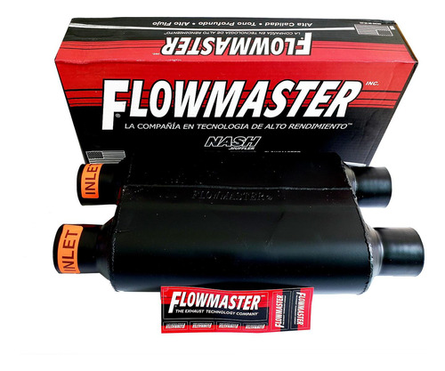 Flowmaster Serie 40 Escape Mofle Deportivo 2 Ent - 2 Sal 2.5