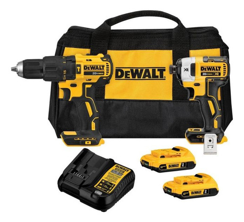 Combo Taladros 1/2 Brushless 20v Dck223d2 Dewalt