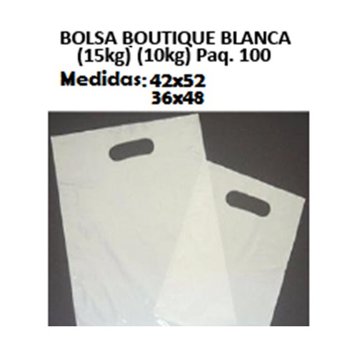 Bolsas Boutique Blancas