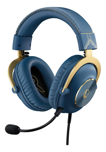 Auriculares Para Juegos Logitech G Pro X - Azul Vo!ce, Micró