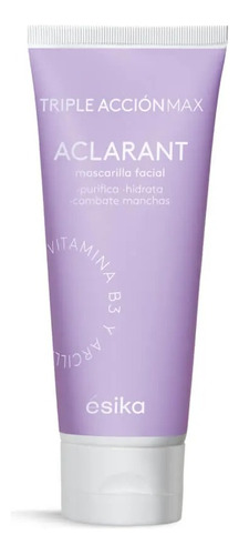 Mascarilla Facial Triple Acción Max Aclarant Esika Blanquea