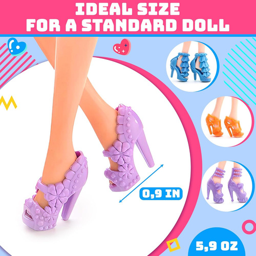 60 Zapatos Para Muñecas Zapatos De Moda Estilo Muñeca De A