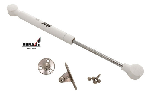Imagen 1 de 10 de Piston A Gas Para Puertas Elevables Alacena 60n Blanco X20u