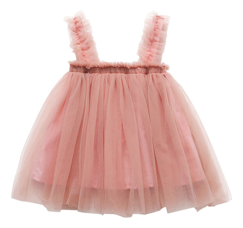 Vestidos De Tul En Capas Para Niñas, Vestido De Princesa Sin