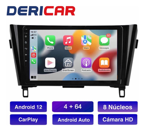 Z Estéreo Nissan Xtrail 15-21 Carplay Android Auto 4+64
