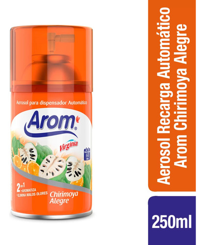 Aerosol Recarga Automatico Arom Chirimoya Alegre 250ml