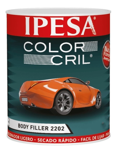 Pasta Body Filler 2202 Rellenador Ligero 1 Lt