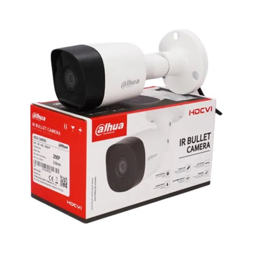 Imagen 3 de 3 de Camara Exterior Bullet Dahua B1a21p - 2mp Plastica - Cctv Color Blanco