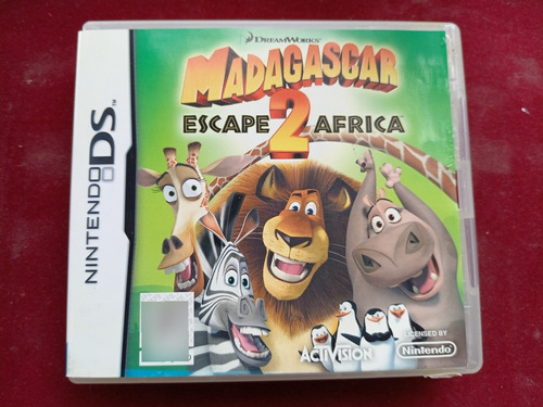 Madagascar Escape 2 Africa ( Nintendo 3ds Ds ) 8v    \(^o^)/