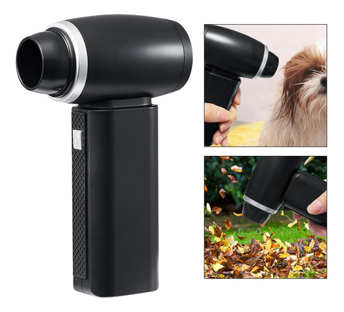 Ventilador De Mano, Secador De Cabello, Soplador Negro