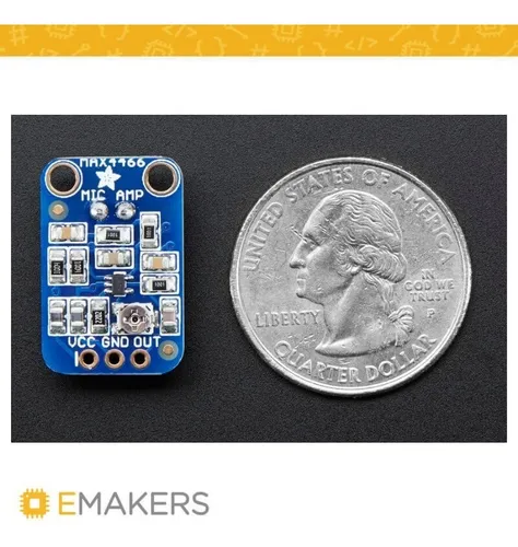 Amplificador Micrófono Electret Max4466 Gan Ajustab Adafruit