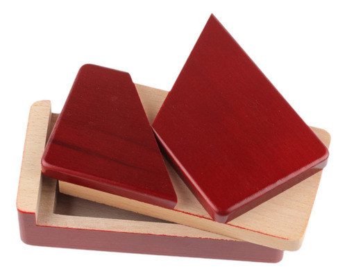 Caja De Madera Con Rompecabezas Interior 5,8 X 8,8 X 1,7 Cm