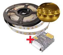 Comprar Tira Led 2835 Rollo Cinta 5 Mts Calida \u002F Fria + Fuente 3a