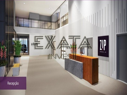 Imagem 10 de 22 de Studios À Venda No Brooklin Com 25,21m² Úteis, Ótimo Lazer. - Ap01165 - 70319480