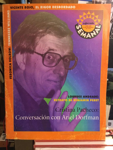 La Jornada Semanal No 283 1994 Conversación Con Ariel Dorfma (Usado)