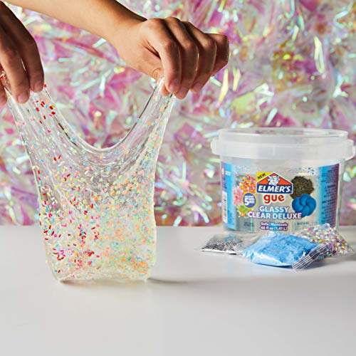 Bote De Slime Transparente Con Complementos Para Niños