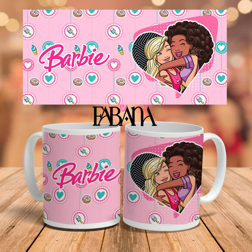 Taza Sublimada Diseño Barbie Modelo 3