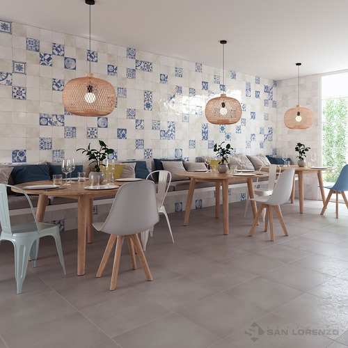 Imagen 2 de 7 de Revestimiento 1° Cal 45,3x45,3 Mediterrani Deco San Lorenzo