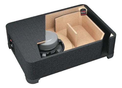 Caixa Slim Subwoofer Audison 250w Rms 8 Polegadas Apbx8r Cor Preto