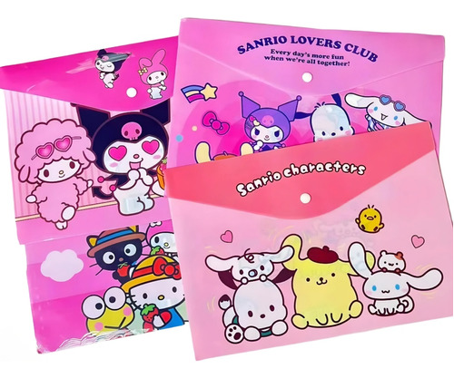 Carpetas Sanrio Kawaii