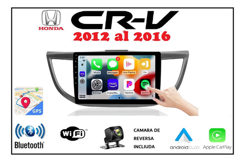 Estereos De Pantalla Honda Crv 2012-2016 Carplay 2gb/64gb