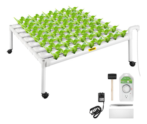 Sistema De Cultivo Lechugas Hidropónico 72 Plantas 1 Capa