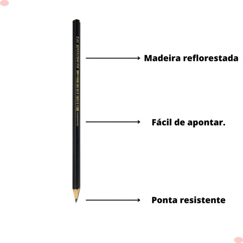 Estuche de lápices multicolor negro Faber Castell 144 n.º 2