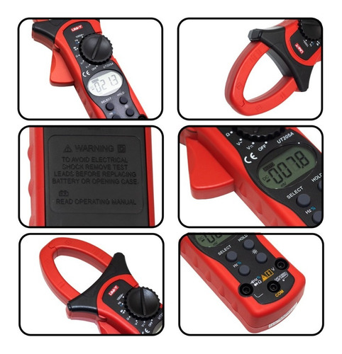 Pinza Amperimétrica Digital Ut-205a Uni-t -mihaba