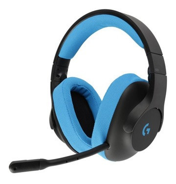  Headset Logitech G233 Prodigy Wired Gaminblack/cyan 3.5