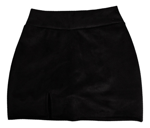 Falda De Gamuza Con Short Interno