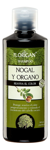 Shampoo Protector De Color Nogal Y Organo 1/2 Lt. Florigan