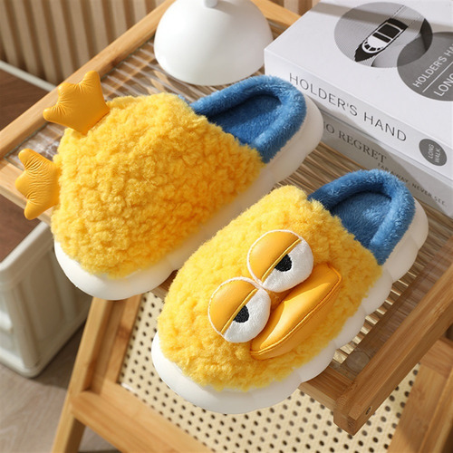 Pantuflas Cálidas Lindas De Suela Suave De Pato