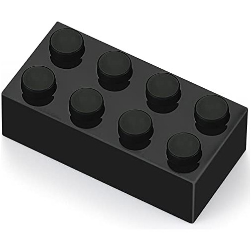 320 Piezas De Ladrillos Negros De 2x4, Bloques De Const...