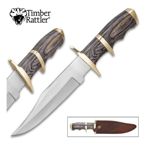 Cuchillo Bowie Timber Rattler Buffalo Caceria Montañismo