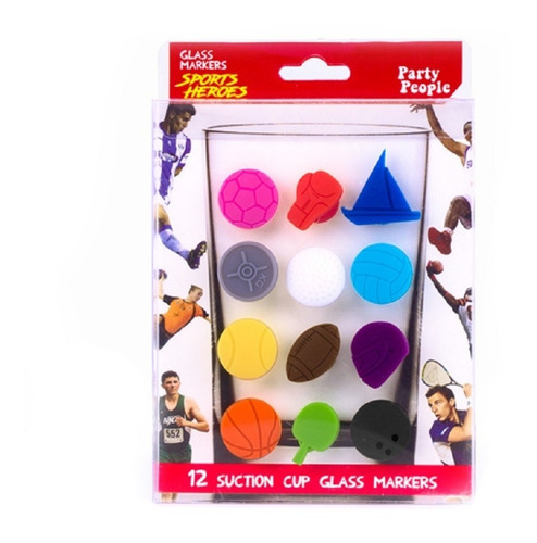 Set Por 12 Identificadores De Vasos O Copas