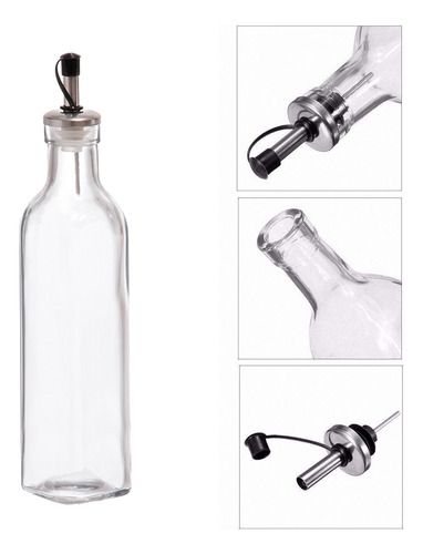 Kit 6 Galheteiro Garrafa Para Azeite Vidro 530ml Haüskraft