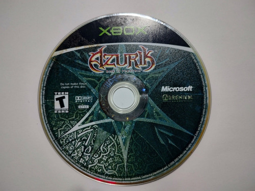 Azurik Rise Of Perathia Original Físico Buen Estado Funciona (Usado)