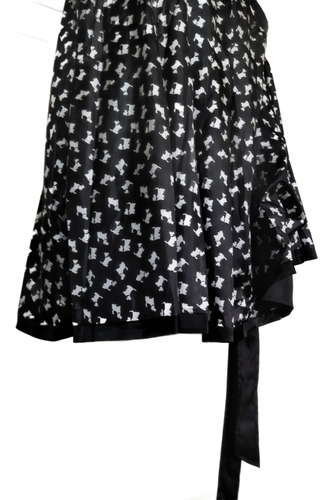 Vestido - Tapado De Raso Y Encaje. T L. Espectacular. Belmur